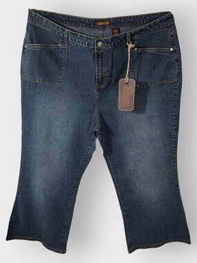 NEW Zana Di Stretch Boot Cut Jeans | Plus Sz 26S | Medium Wash | Y2K